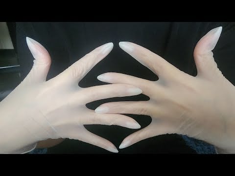 ASMR | Triggers with microphone in gloves 🧤🤍
