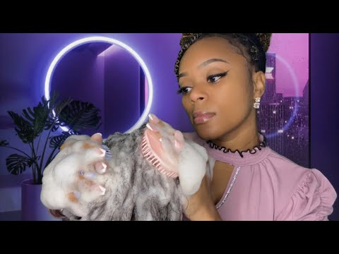 ASMR | 🧼 Relaxing Shampoo & Hair Wash | No Talking