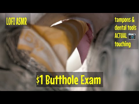 LOFI ASMR | $1 Butthole Exam (actual camera touching)