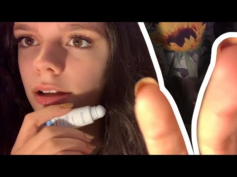 ASMR Applying Lip Balm (Tongue Clicking + Mouth Sounds)