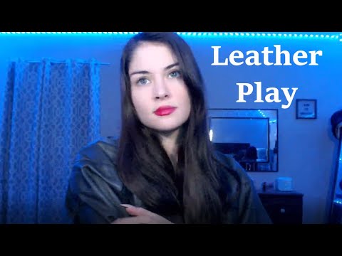 ASMR Leather Play | No Talking