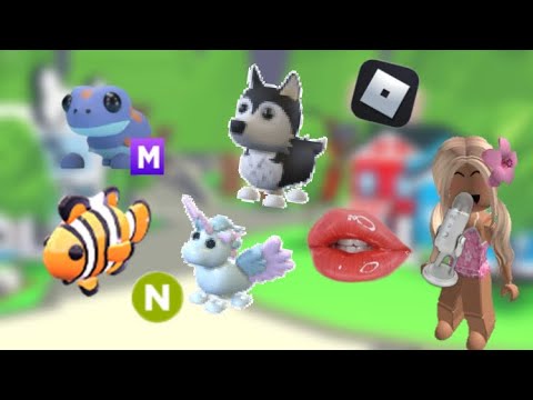 Tapping + mouth sounds || making megas and neons in adopt me!