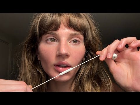 ASMR￼ up close immersive triggers (cupped mouth sounds, textured scratching, hand movements, etc)