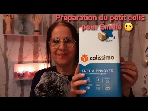 Asmr francais, je prépare le petit colis, pour Émilie 📦