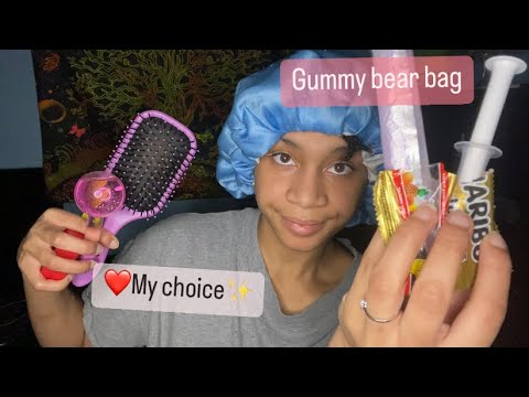 ASMR - Gummy Bear Bag Trigger and More (Kasey)