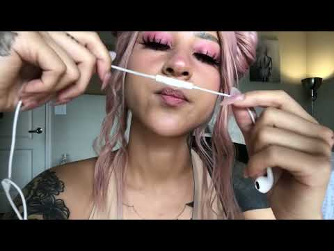 ASMR Mic Nibbling Mic Licking INTENSE UP CLOSE Mouth Sounds
