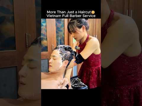 What $13 Gets You at a Local Barber in Vietnam💇🏻‍♂️💆🏻‍♂️