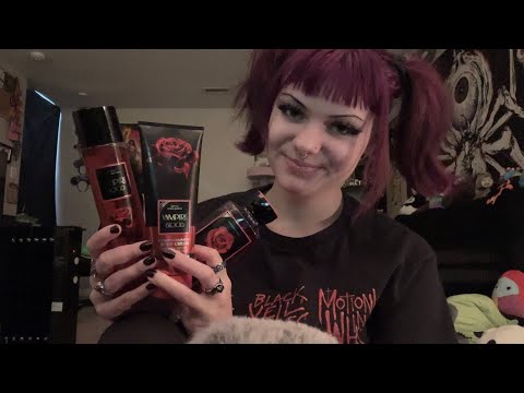 ASMR | Bath & Body Works Haul 🧛🏻‍♀️ ft. Gthic Jewelry