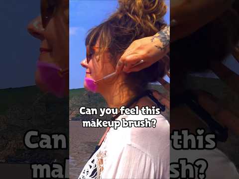 Light touch ASMR beach massage #asmrmassage #asmr #asmrsounds #realpersonasmr #relaxation #shorts