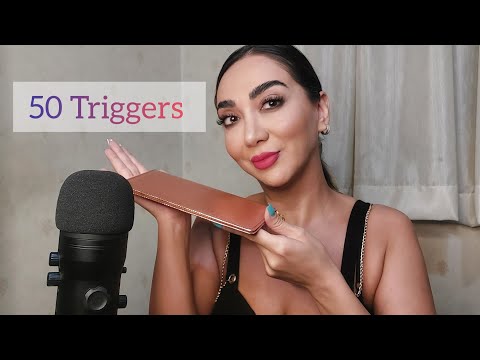 ASMR 50 triggers in 20 minutes #asmr #asmrnotalking #triggers