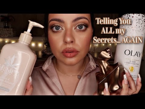 ASMR| My Hygiene Routine - How to Smell Like a Baddie Pt. 2 (Tapping, Label Reading, Lid Sounds)
