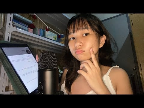ASMR Reading YOUR assumptions about me 👀