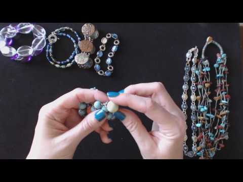 ASMR Whisper & Gum Chewing ~ Thrift Store Jewelry Haul Show & Tell ~ Southern Accent