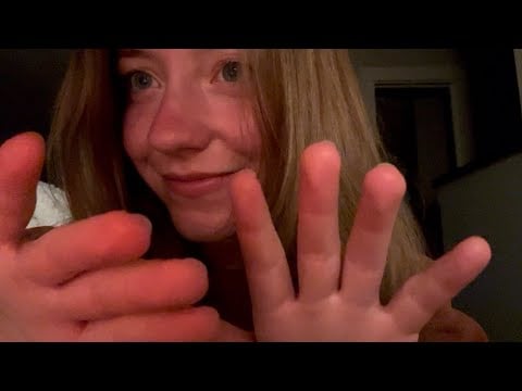 asmr lofi whispering good night & hand movements 🌙