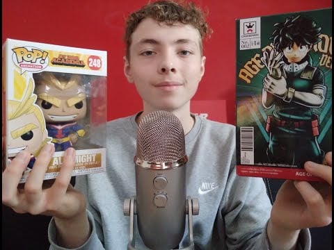 ASMR FR: Roleplay 🧸vendeur d'accessoire d'animé (figurines, poster...)🧸