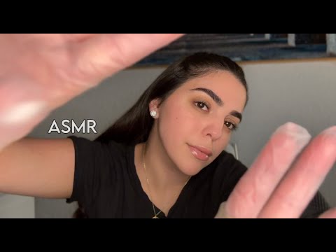 ASMR Fixing and adjusting your face 🛠 (face touching, up close whispers, tingles)