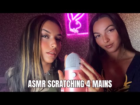ASMR : SCRATCHING À 4 MAINS ft @Mathidouasmr 