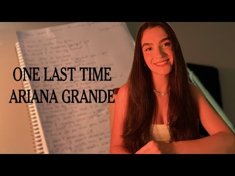 ASMR DESTRINCHANDO MÚSICAS EM INGLÊS/ ONE LAST TIME - ARIANA GRANDE #asmr #ingles
