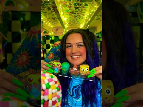 SpongeBob squishies! #spongebob #satisfying #fivebelow #asmr #unboxing #relaxing #asmrsounds #sleep