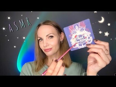 АСМР - Обвожу картинки и буквы, близкий шепот / ASMR gentle whispering