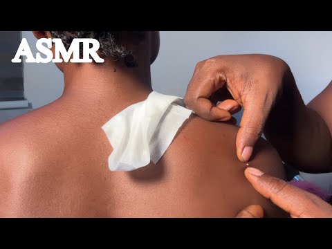 ASMR✨Back Pimples Nitpicking, Washing, Shaving & Deep Ear Cleaning Plus Whispers 