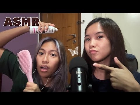 ASMR COLLAB | FAST TRIGGERS AND RAMBLING 💜 (somewhat relaxing lol)