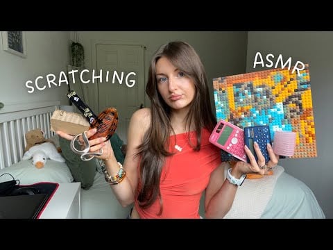 ASMR Textured scratching to help you sleep😴