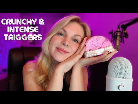 ASMR Crunchy & Intense Triggers (Floam, Bubble Wrap, Deep Crisp Sounds) 😵