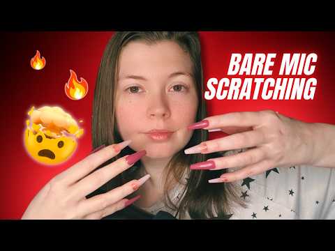 ASMR The Most Aggressive Bare Mic Scratching That Echoes