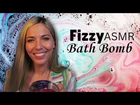 Bath Bomb ASMR | Fizzy Pops and Tingles with Alpha Waves for Focus