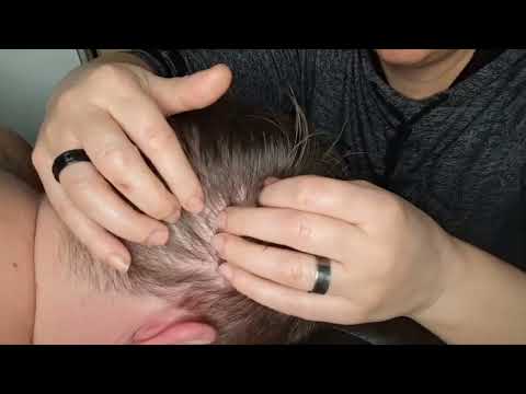 Gently Asmr Head massage #relaxing #asmr 