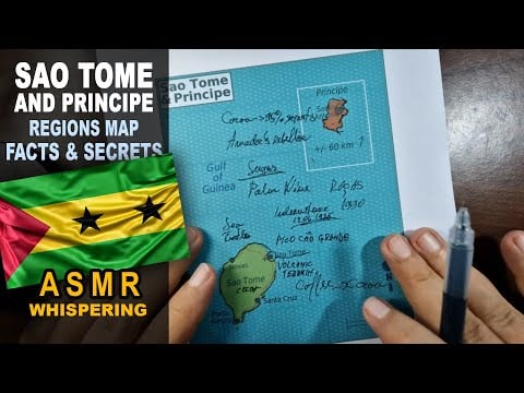 ASMR: SAO TOME and PRINCIPE Map Contour | Key Facts and Highlights | ASMR maps and facts