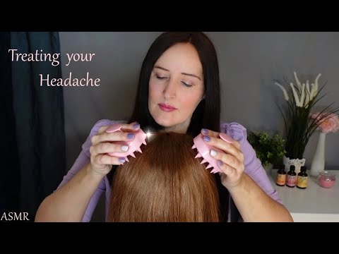 ASMR Sleep-Inducing Head Massage for Headache & Stress Relief (Whispered)