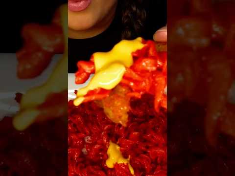 HOT CHEETOS MAC AND CHEESE | NO TALKING ASMR #shorts