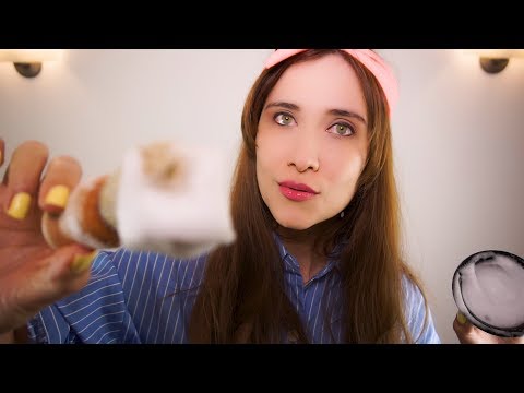 Barberia Roleplay | Corte y rasurado de barba | ASMR español | Asmr with Sasha