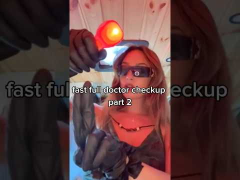 Part 2 fast full doctor checkup #fastandaggressive #asmr #fastasmr #doctorasmr #chaoticasmr