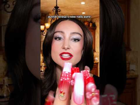 auntie teresa's new nails #asmr