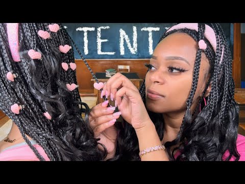 ASMR | 💕Girl Who Is Secretly OBSESSED With You Plays With Your Hair In Detention