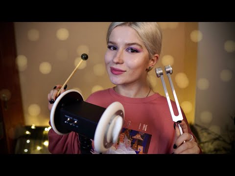 The BEST hypnotic sounds for sleep 😍 ASMR tuning fork, ears tapping, mouth sounds, whispers 💖