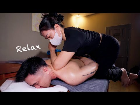 ASMR Relaxing Full Body Massage by a Dedicated Vietnamese Therapy Expert!