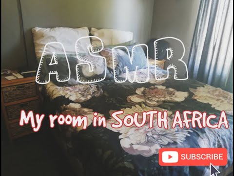 ASMR tapping in my SOUTH AFRICA ROOM