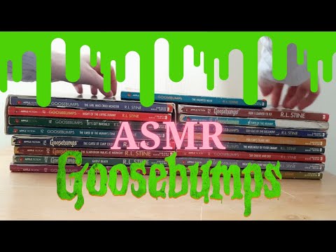 [ASMR] ~Book Sounds~ R. L. Stine's Goosebumps Collection 👻😱