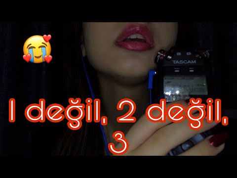 TÜRKÇE ASMR || 1 DEĞİL , 2 DEĞİL, 3...