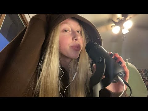 my first asmr video! trigger assortment + rambling