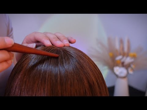 Oily Hair Shampoo Soothing Scalp Therapy ASMR Whisper