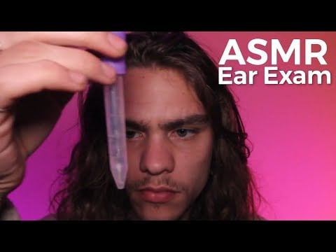 ASMR Inaudible Ear Exam