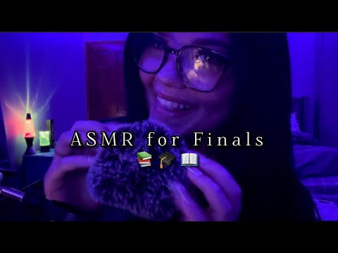 ASMR School / Finals motivation + Affirmations 📚🎓✏️📕 (rambling)