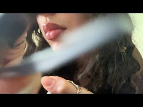 ASMR doing your eyebrows in 2 minutes