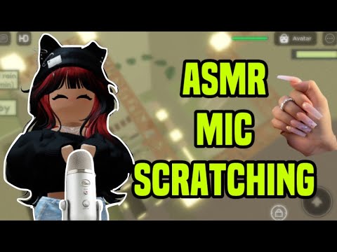 Roblox ASMR ☆ MIC SCRATCHING , back of nails, no talking 💅🏽 ≽^•༚• ྀི≼