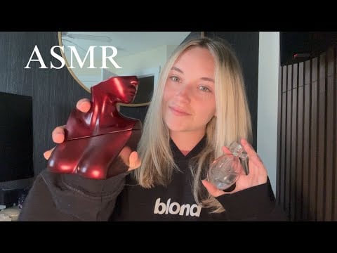 Sharing My Perfume Collection With You | Soft & Clicky Whisper ASMR